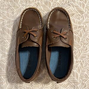 Carter's Little Boys Size 13 Brown Slip-on Boat Shoes